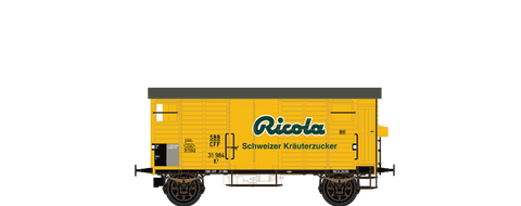 Brawa 67861 Covered Freight Car K2 Ricola SBB