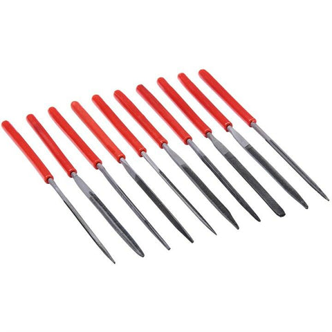 AMTECH E1750 10 Piece 140mm 5 5steel needle file set