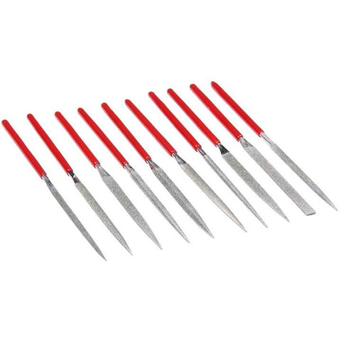 AMTECH E1870 10 Piece diamond needle file set
