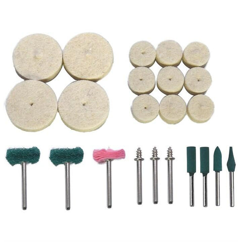 AMTECH E1878 23 Piece buffing and polishing accessory kit