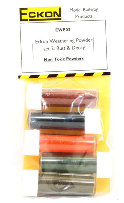 Eckon EWP02 Rust Decay weathering powder set