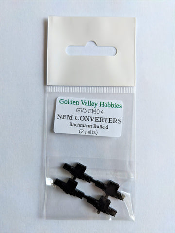 Golden Valley Hobbies GV7131 GVNEM04 Conversion NEM pockets for Bachmann Bulleid coaches 2 pairs