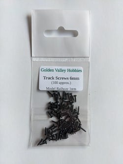 Golden Valley Hobbies GV7143 GVSCREWS6 Track screws 6mm long x100