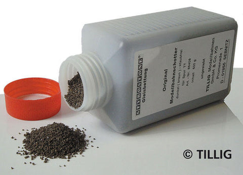 Tillig 86406 Ballast dark (brown) 500g