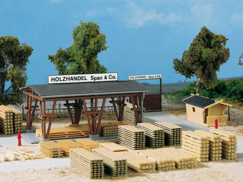 Auhagen 11353 HO Lumber Yard Span & Co.
