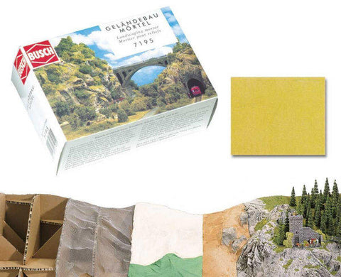 Busch 7195 500gms Landscape Mortar Brown