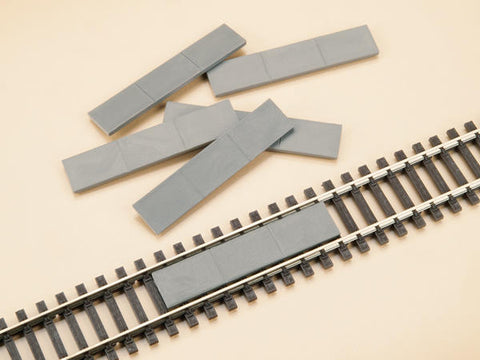 Auhagen 48603 10 Track crossing concrete plates
