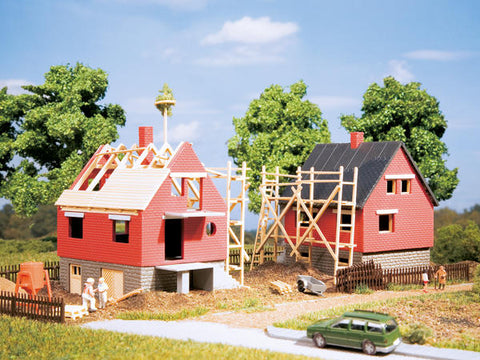 Auhagen 12215 1:100 2 Houses under construction