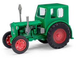 Busch 210006400 Green Tractor Pioneer With Red Rims