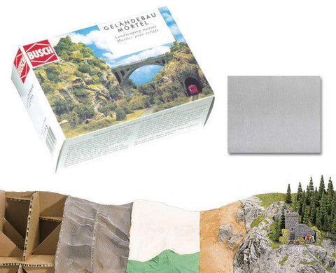 Busch 7192 500gms Landscape Mortar Grey