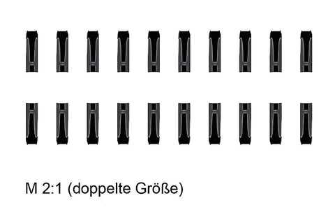 Busch 12369 ## Narrow gauge 20 isolated fishplates