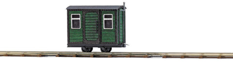 Busch 12231 ## Guards wagon Green