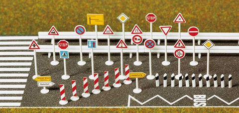 Busch 8121 N Traffic Sign Set