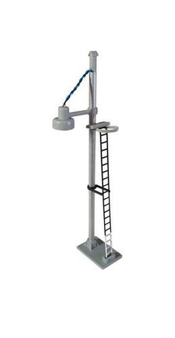 Berko BL32B Single Bowl Head Short Yard Lamp Black Ladder With White Base