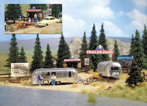 Busch 1054 HO Trailer Park