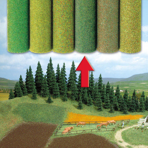 Busch 7223 Multi Green Grass Mat 100x80cm