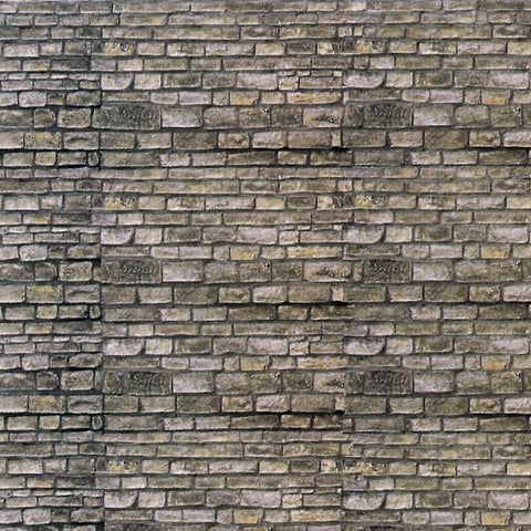 Vollmer 47366 Embossed Card Stone Wall Sheet 250x125mm