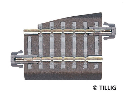 Tillig 83722 Bedding track compatible unit left