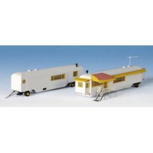 Kibri 15704 H0 Funfair Trailers (2), Kit
