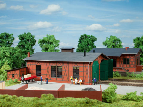 Auhagen 14470 N Double track locomotive shed