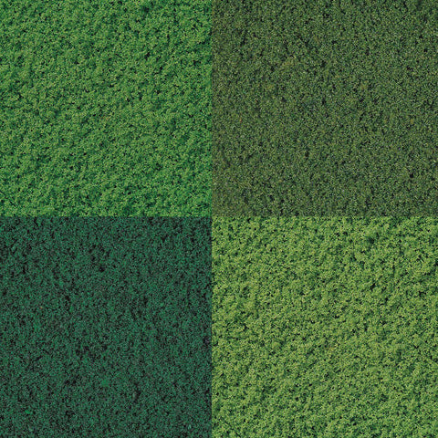 Busch 7320 Fine flock set 4 colours