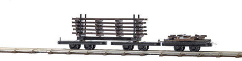 Busch 12240 ## 2 Track maintenance wagons with equipment
