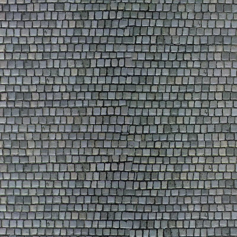 Vollmer 46041 HO Cobble Embossed Card Sheet 250x125mm