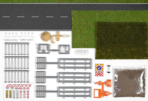 Busch 1166 Road maintenance scene set