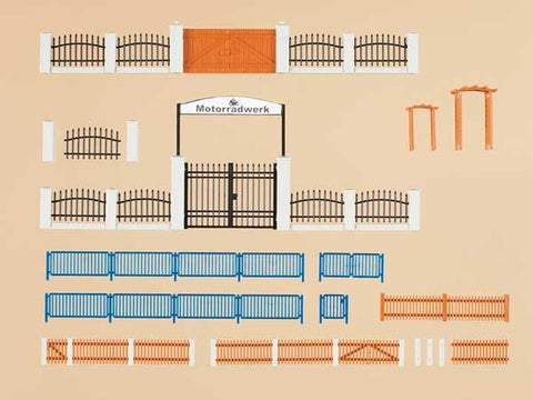 Auhagen 42648 HO Fences & gates