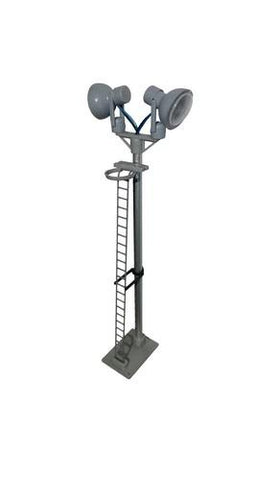 Berko BL16S Twin Spotlight Head Short Lamp Yellow LED Silver Ladder