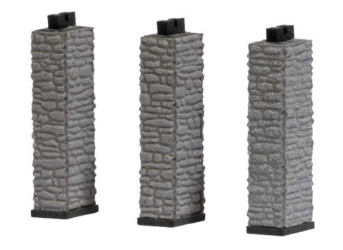 Busch 12388 3 high bridge pillars