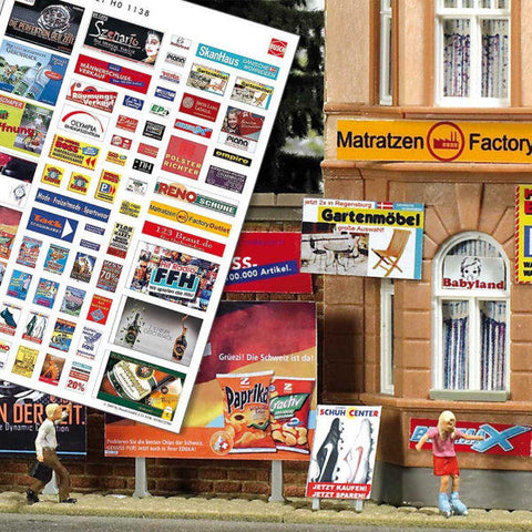 Busch 1138 Modern Advertisement Signs