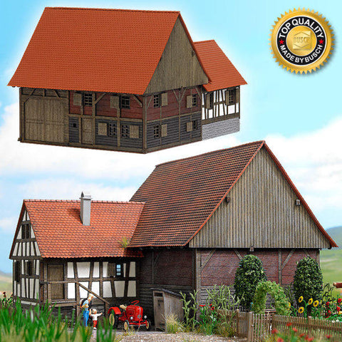 Busch 1503 OO/HO Small farmhouse