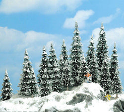 Busch 6466 20 Assorted Snowed Pine