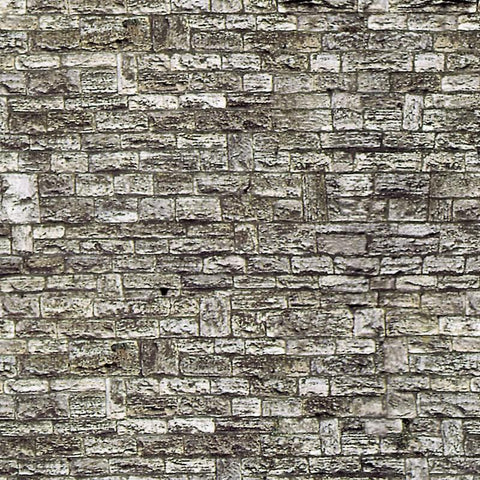 Vollmer 46035 Stone Wall Embossed Card Sheet 250x125mm
