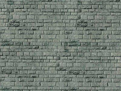 Vollmer 47369 N Embossed Card Modern Stone Block Sheet 250x125mm