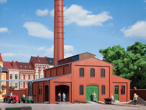 Auhagen 11431 HO Boiler house with smokestack