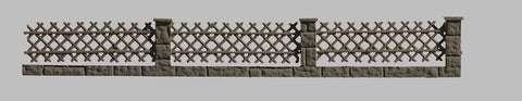 Vollmer 45011 HO Fence. 190mm