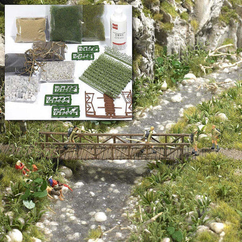 Busch 6046 Complete Water Diorama Kit