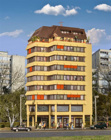 Kibri 38218 H0 Highrise Building With LED Lighting