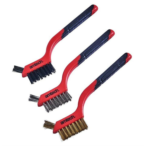 AMTECH S3535 3 Piece 2-in-1 brush set