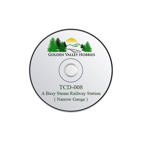 Golden Valley Hobbies TCD-008 Taliesin A CD Of A Busy Steam Railway Station Narrow Gauge 