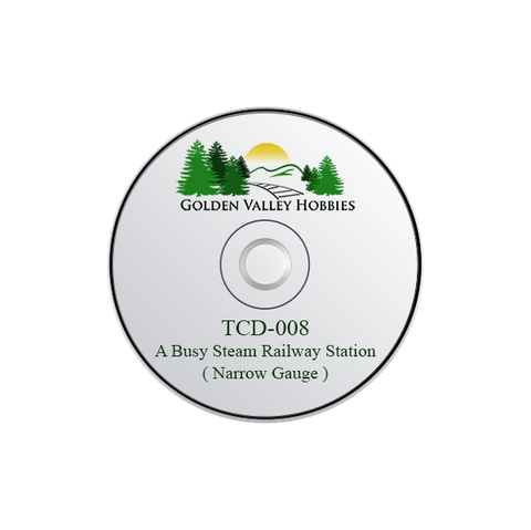 Golden Valley Hobbies TCD-008 Taliesin A CD Of A Busy Steam Railway Station Narrow Gauge