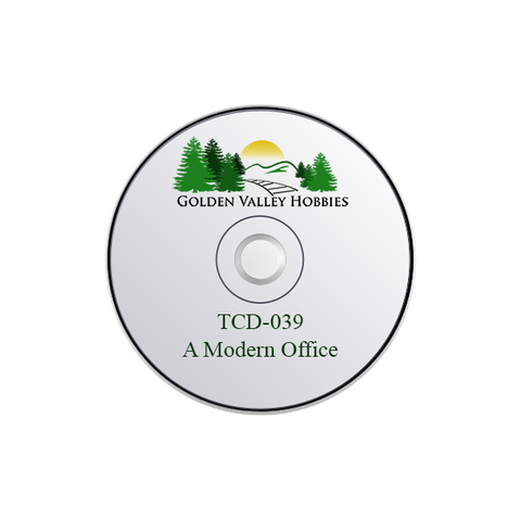 Golden Valley Hobbies TCD-039 Taliesin A CD Of A modern office