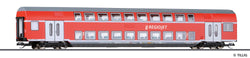 Tillig 16799 2nd class double-deck coach DBz 750 of the RegioJet Ep VI