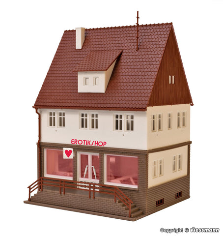 Vollmer 43870 Erotic Store With Interior And LED Lighting