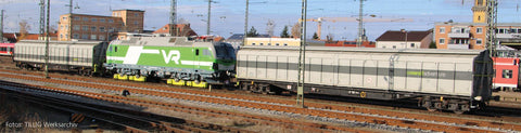 Tillig 01012 Set Loktransport of the Rail Adventure with two sliding wall box car Habfis one Vect