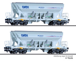 Tillig 1040 Freight Car Set Of The Gatxeurovia With Two Hopper Cars Faccns Ep VI