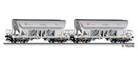 Tillig 01074 Freight car set of the HVLE Holcim with two hopper cars