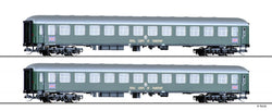 Tillig 1693 TT Passenger coach set "RTC military train 1", consisting of two couchettes